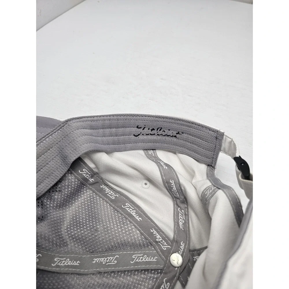 Titleist Lago Mar Country Club Hat Cap White Tour Performance‎ Golf Adjustable